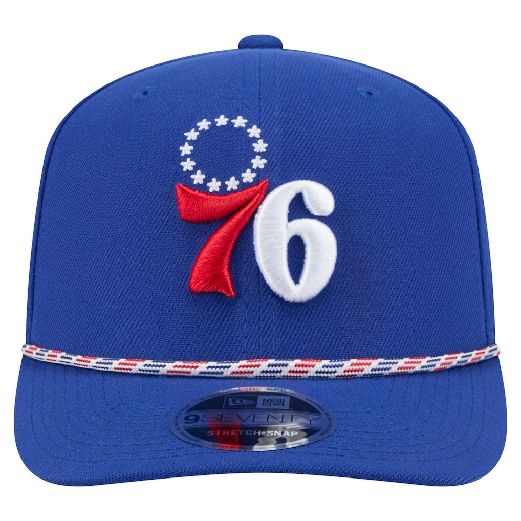 New Era - Philadelphia 76ers Rope 9SEVENTY Adjustable Hat - Blue
