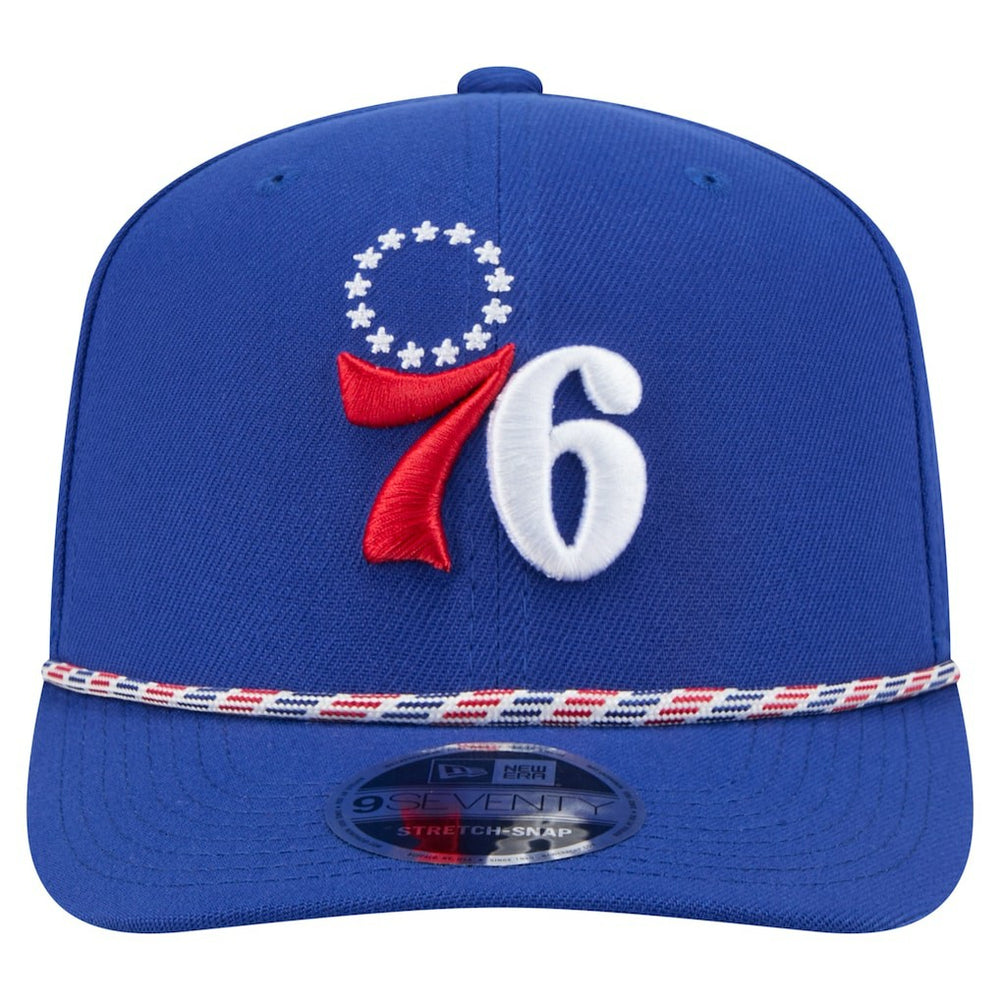New Era - Philadelphia 76ers Rope 9SEVENTY Adjustable Hat - Blue