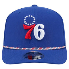New Era - Philadelphia 76ers Rope 9SEVENTY Adjustable Hat - Blue