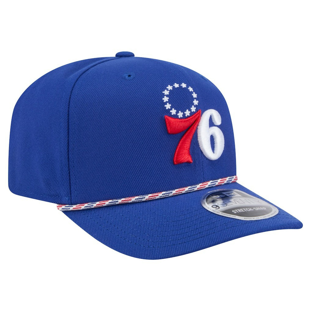 New Era - Philadelphia 76ers Rope 9SEVENTY Adjustable Hat - Blue