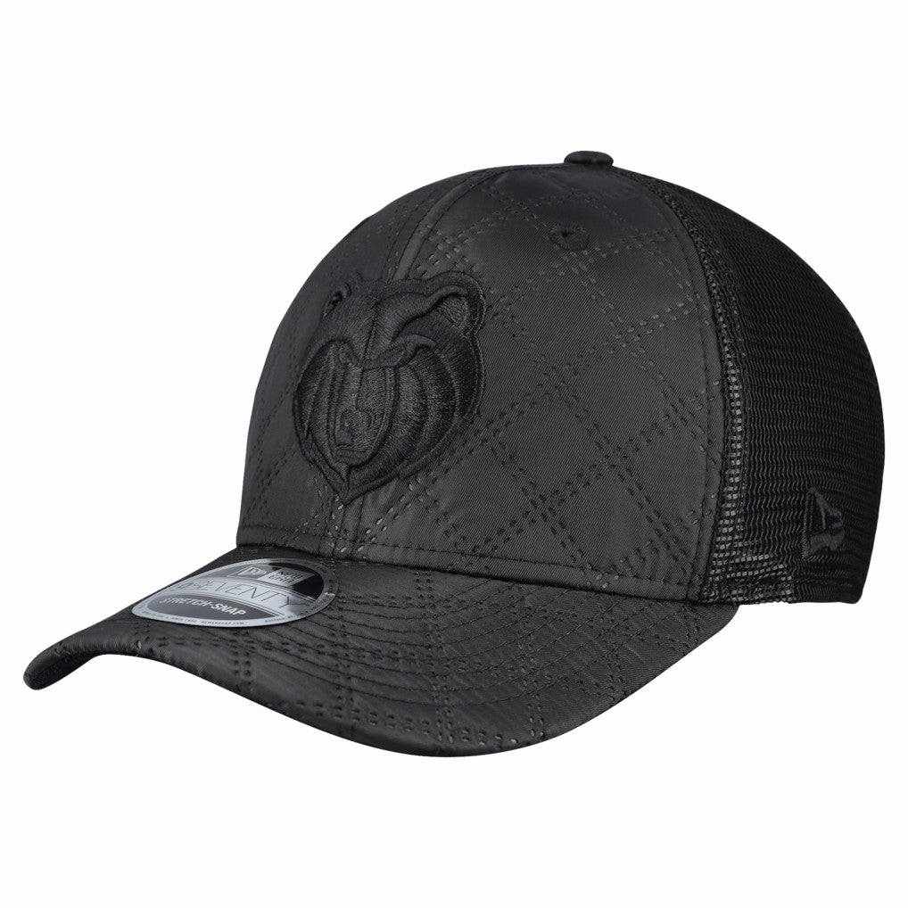 New Era - Memphis Grizzlies Quilted 9SEVENTY Trucker Adjustable Hat - Black