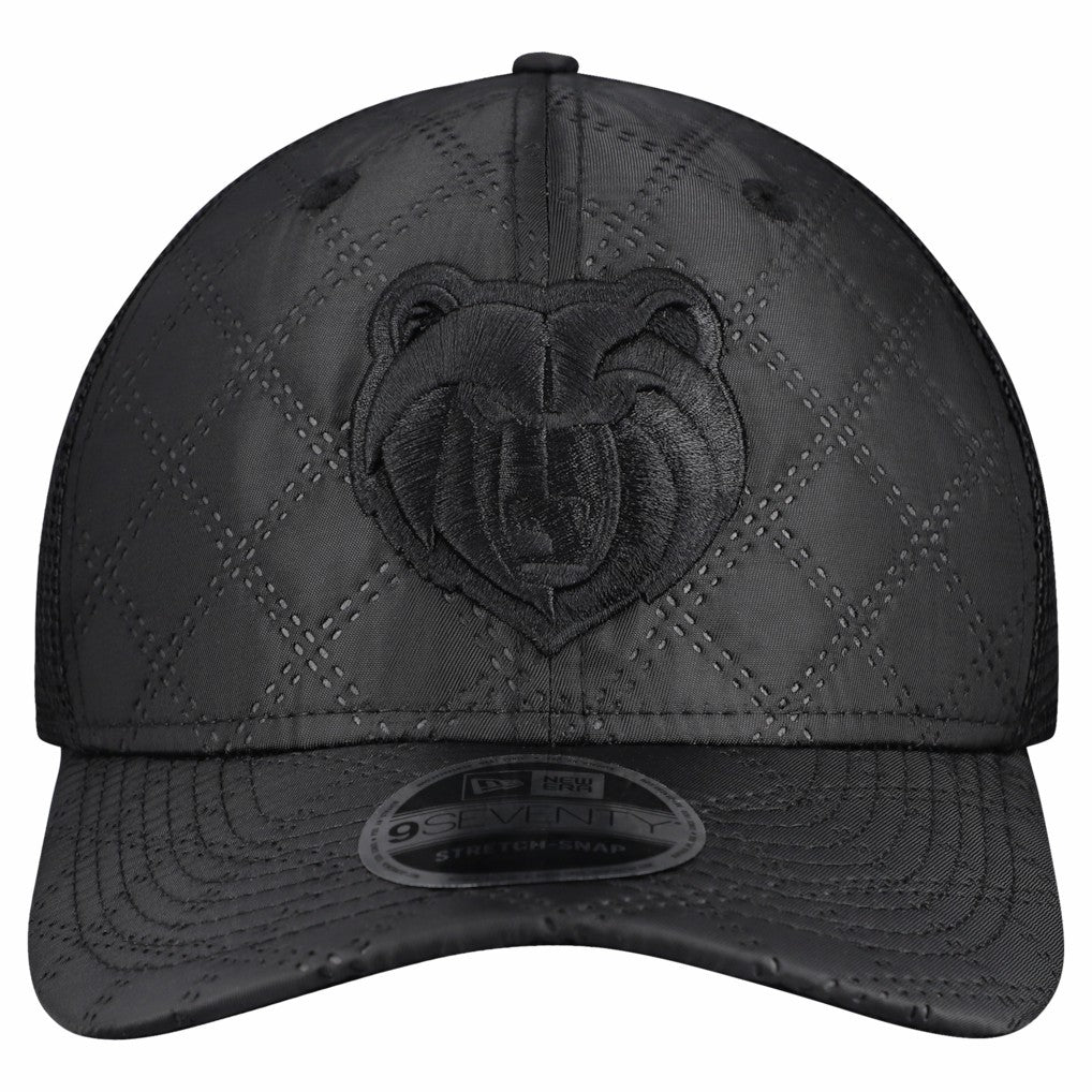 New Era - Memphis Grizzlies Quilted 9SEVENTY Trucker Adjustable Hat - Black