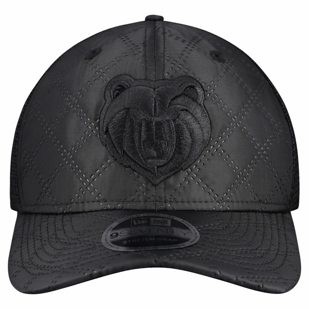 New Era - Memphis Grizzlies Quilted 9SEVENTY Trucker Adjustable Hat - Black