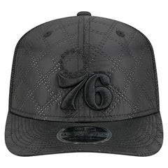 New Era - Philadelphia 76ers Quilted 9SEVENTY Trucker Adjustable Hat - Black