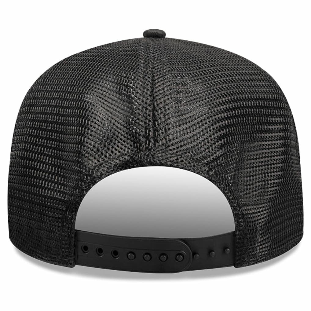 New Era - Chicago Bulls Quilted 9SEVENTY Trucker Adjustable Hat - Black