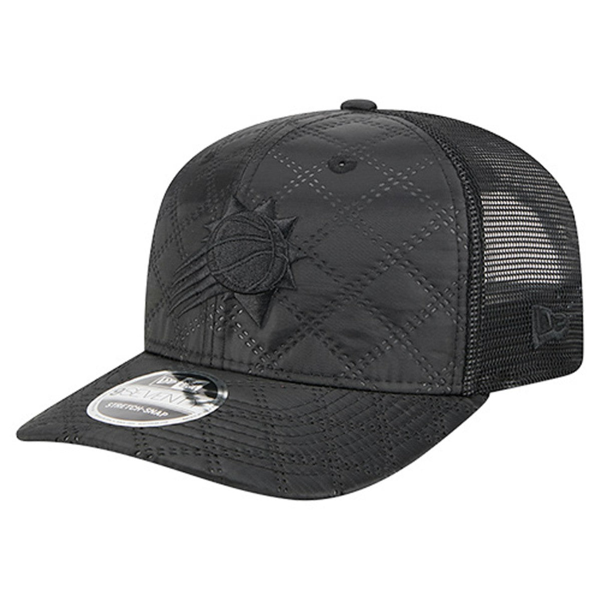 New Era - Phoenix Suns Quilted 9SEVENTY Trucker Adjustable Hat - Black