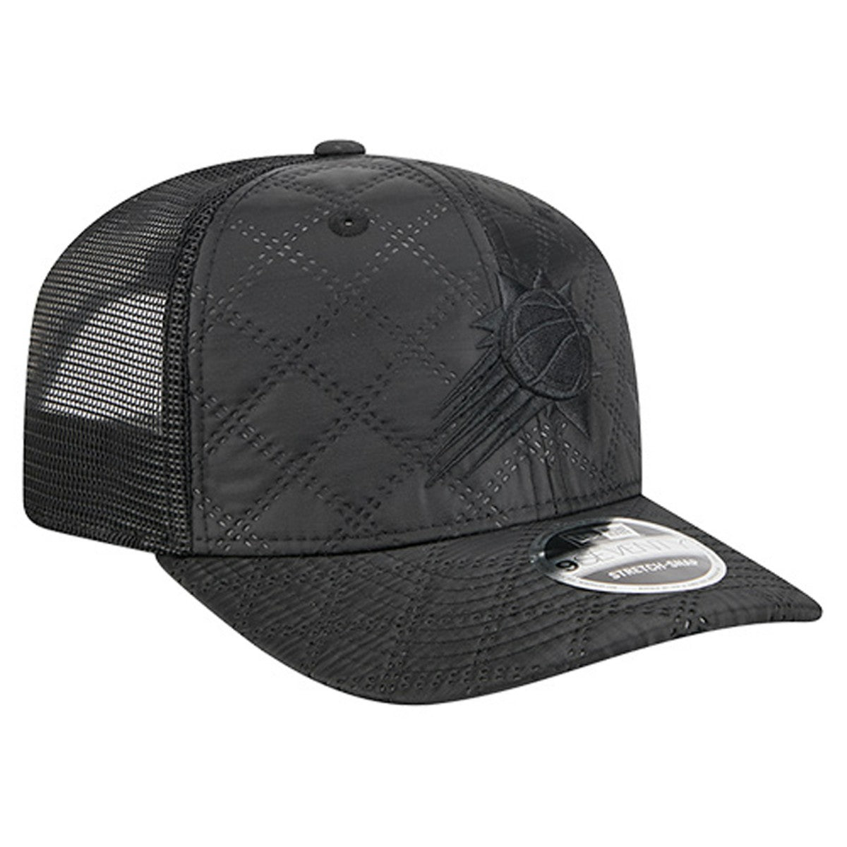 New Era - Phoenix Suns Quilted 9SEVENTY Trucker Adjustable Hat - Black