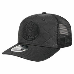 New Era - Dallas Mavericks Quilted 9SEVENTY Trucker Adjustable Hat - Black