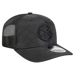 New Era - Denver Nuggets Quilted 9SEVENTY Trucker Adjustable Hat - Black