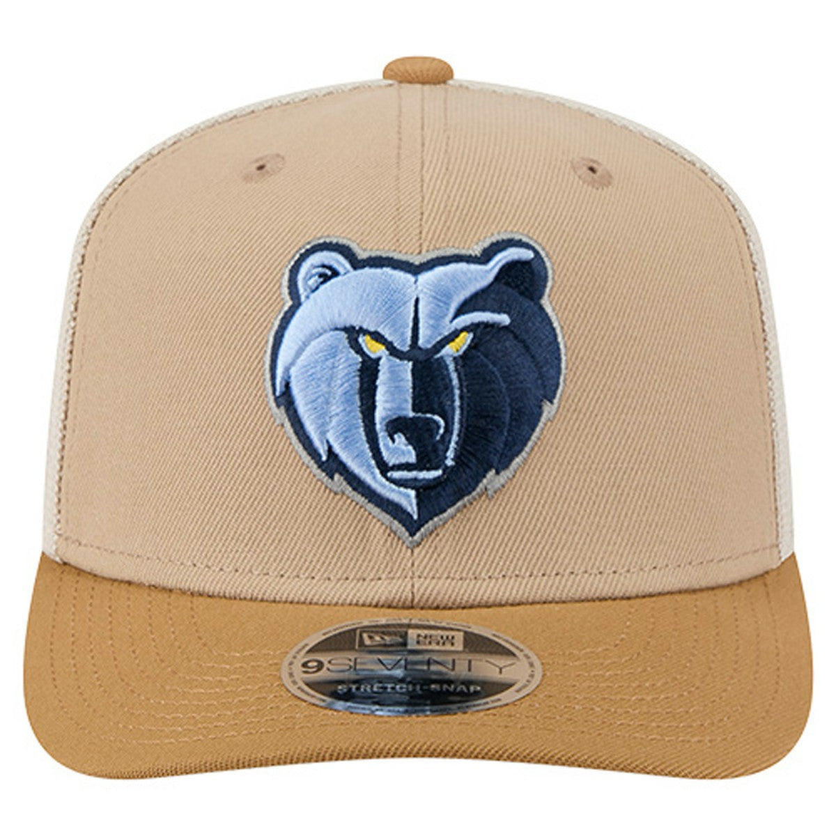 New Era - Memphis Grizzlies Two-Tone 9SEVENTY Adjustable Trucker Hat - Tan/Light Brown