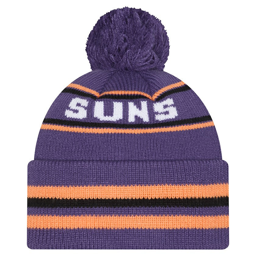 New Era - Phoenix Suns Classic Cuffed Knit Hat with Pom - Purple