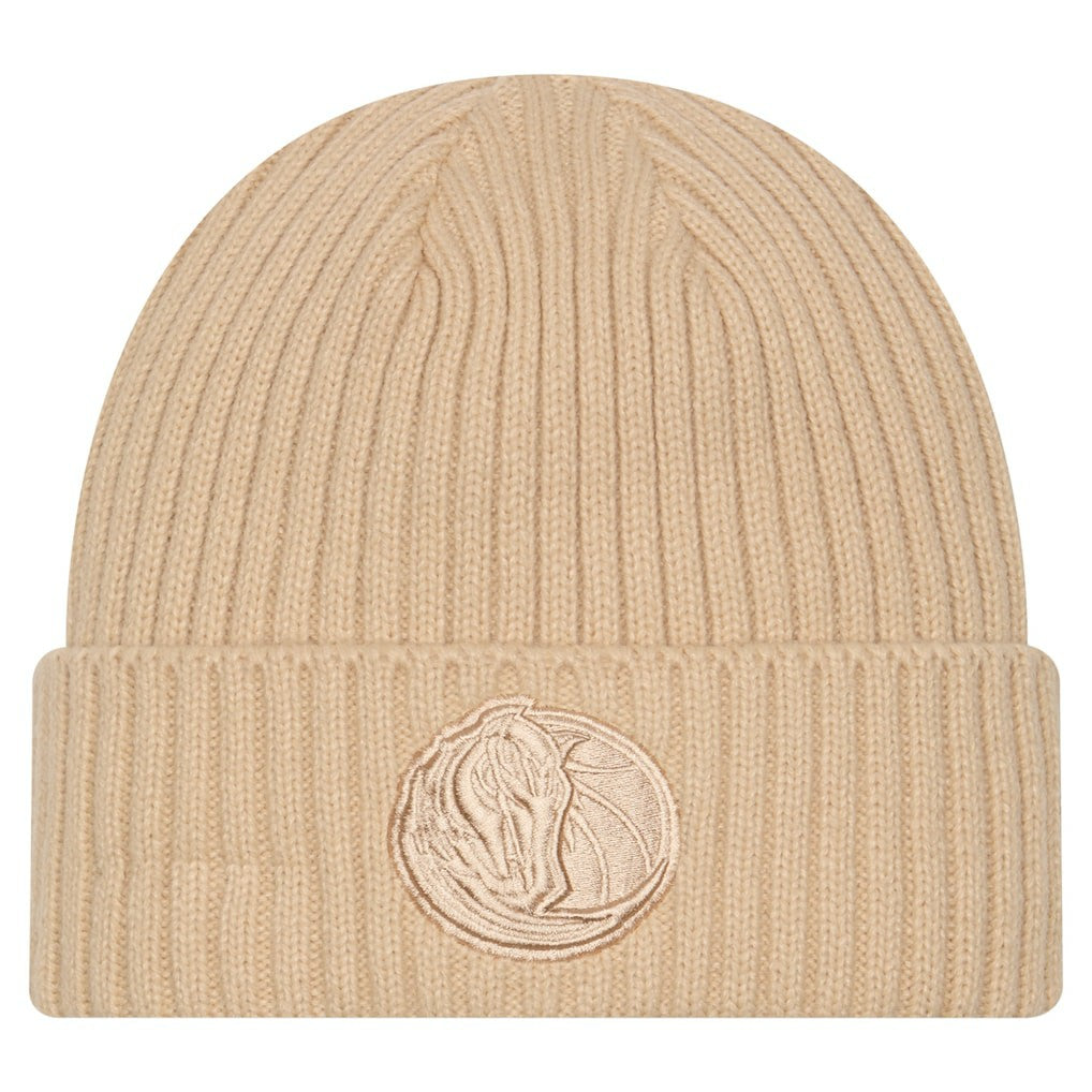 New Era - Dallas Mavericks Color Pack Cuffed Knit Hat - Tan