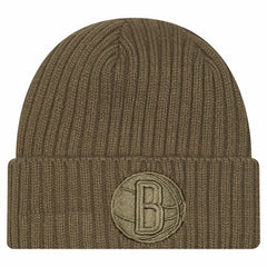 New Era - Brooklyn Nets Color Pack Cuffed Knit Hat - Olive