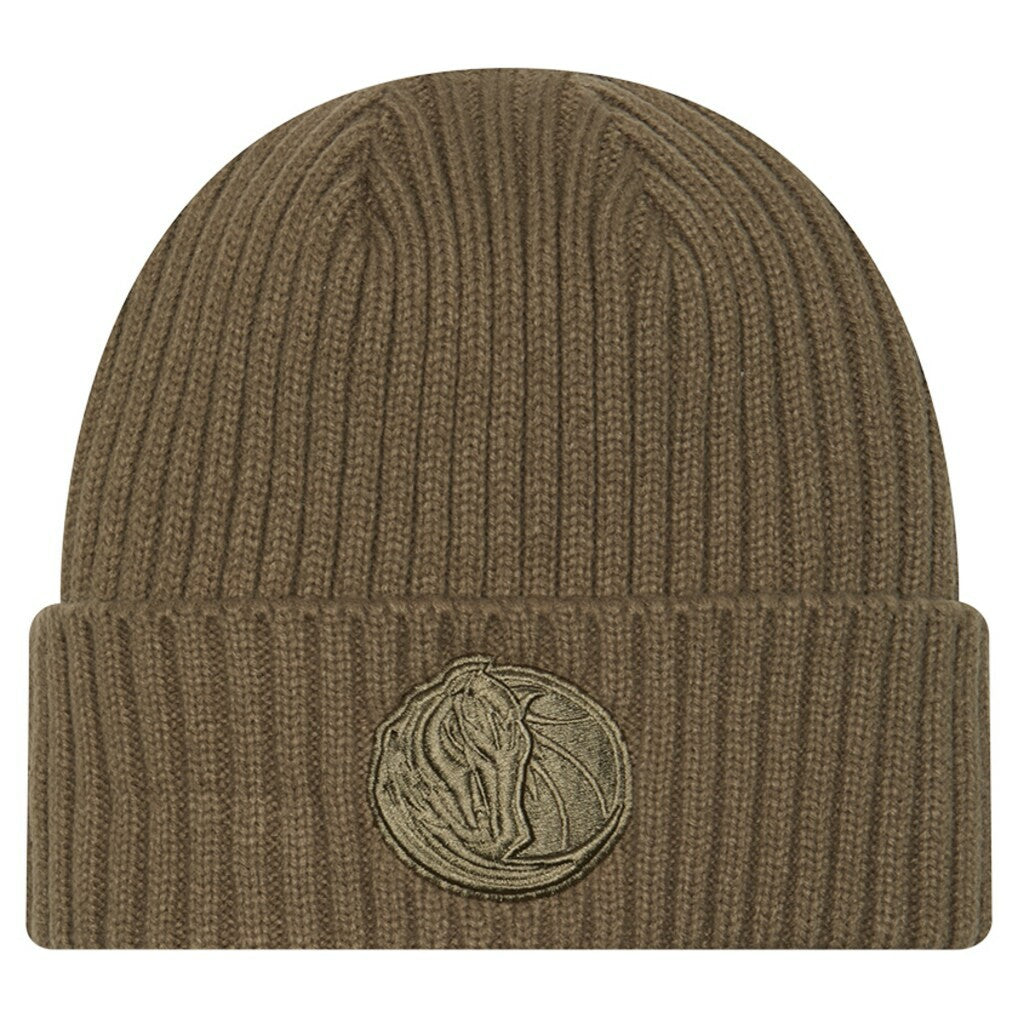 New Era - Dallas Mavericks Color Pack Cuffed Knit Hat - Olive