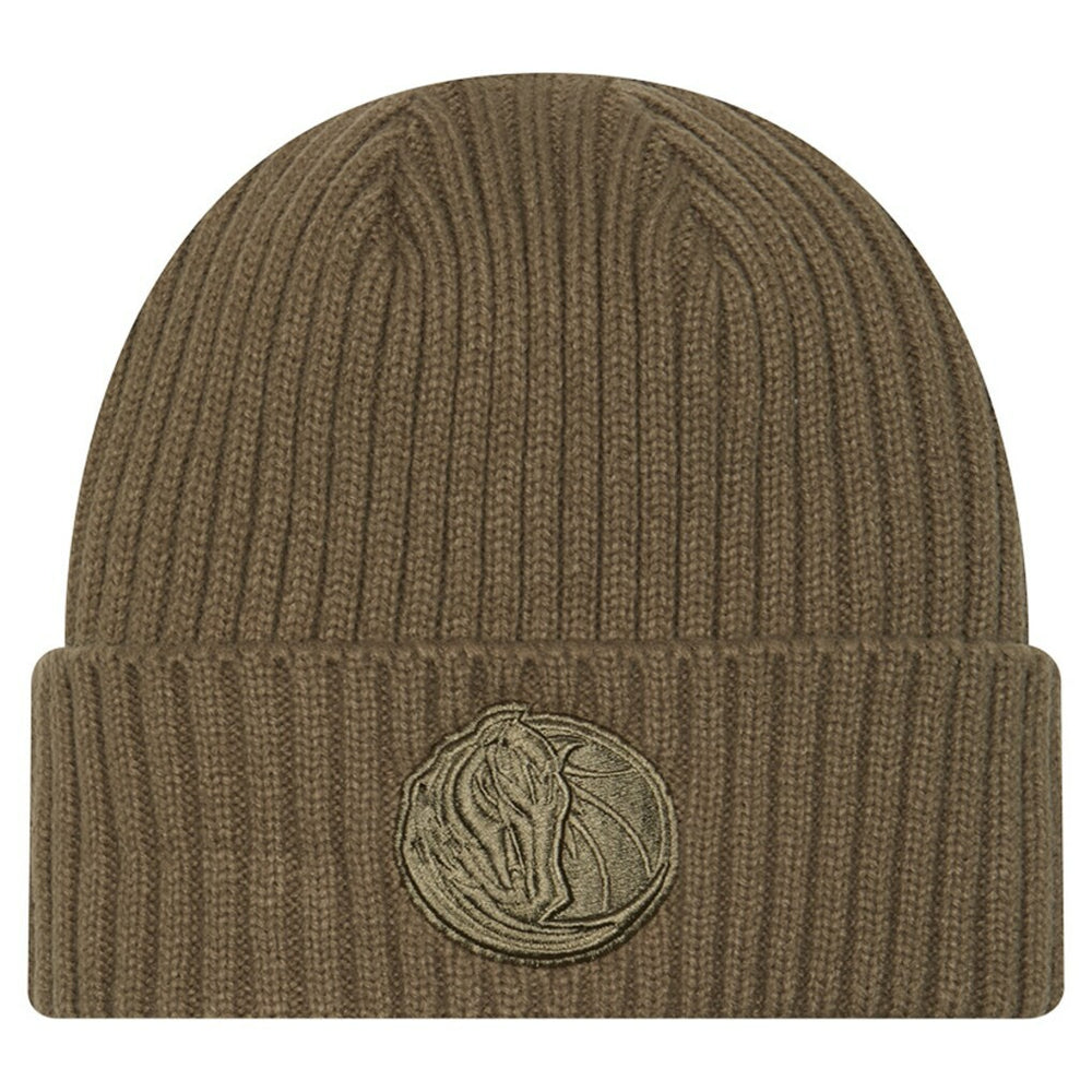 New Era - Dallas Mavericks Color Pack Cuffed Knit Hat - Olive