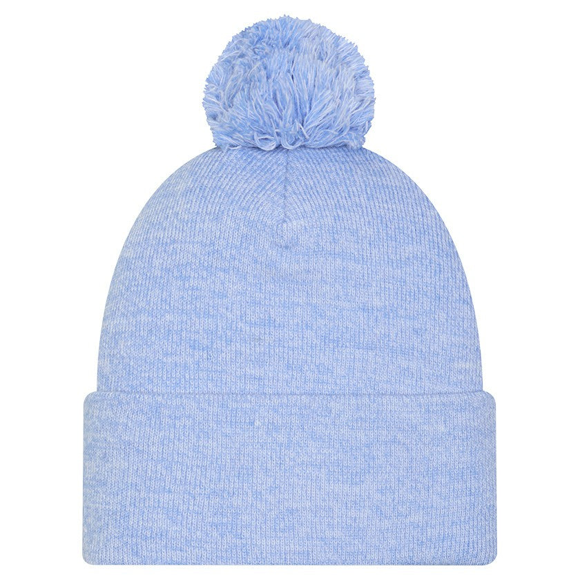 New Era - Memphis Grizzlies Marled Cuffed Knit Hat with Pom - Light Blue
