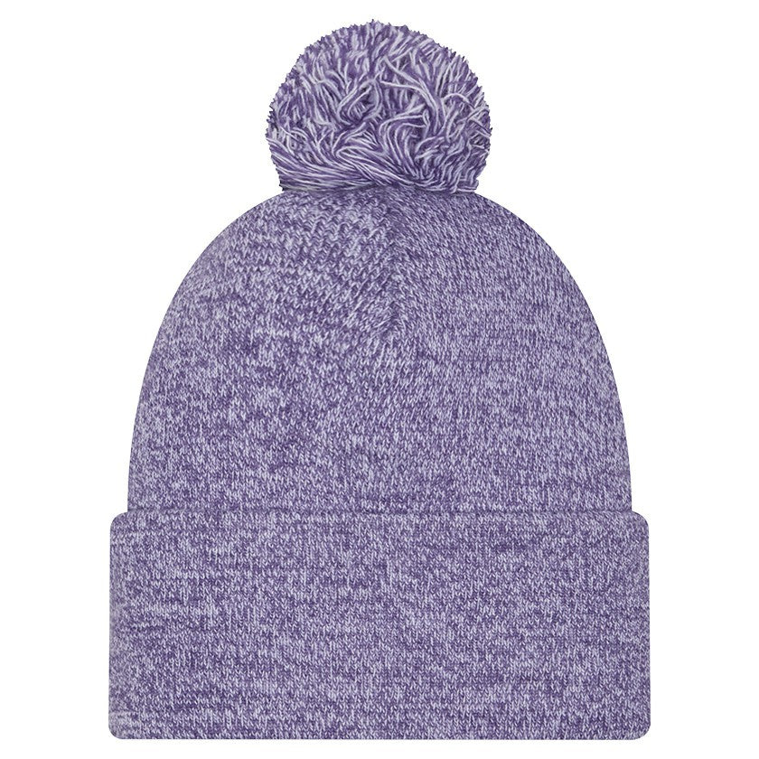 New Era - Phoenix Suns Marled Cuffed Knit Hat with Pom - Purple