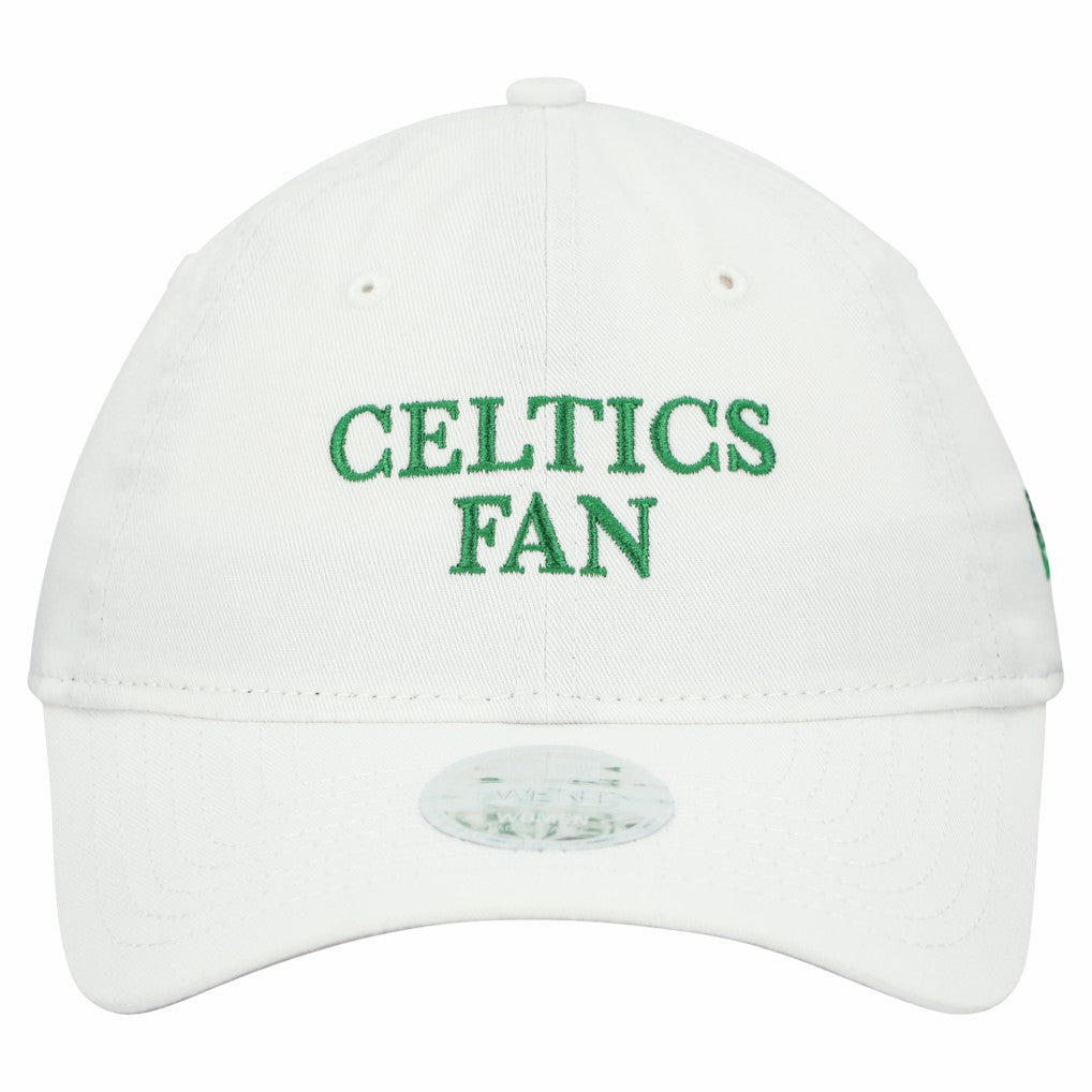 New Era - Boston Celtics Women's Team Fan 9TWENTY Adjustable Hat - White