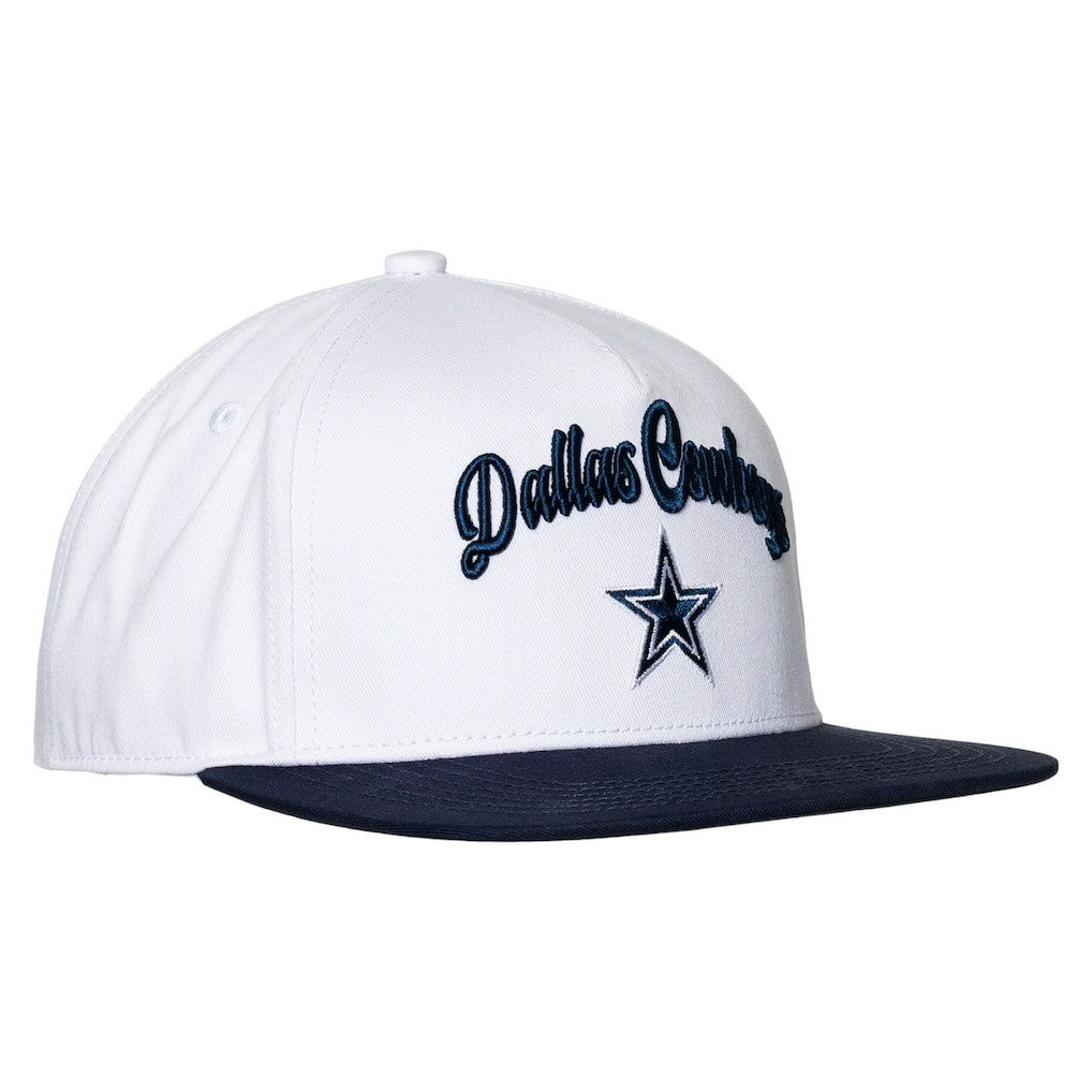 Dallas Cowboys The Wild Collective Women's Two-Tone Snapback Hat White/Navy - NFL