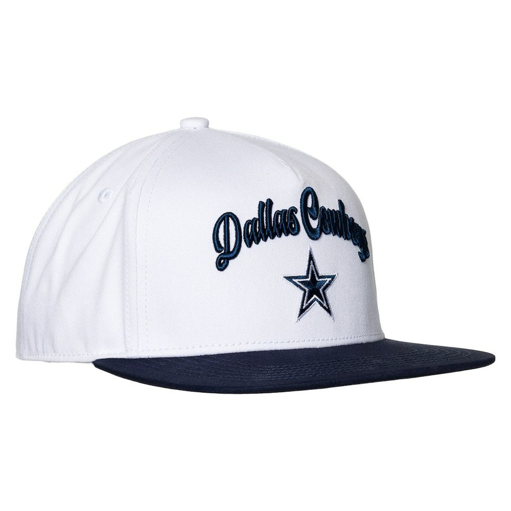 Dallas Cowboys The Wild Collective Women's Two-Tone Snapback Hat White/Navy - NFL