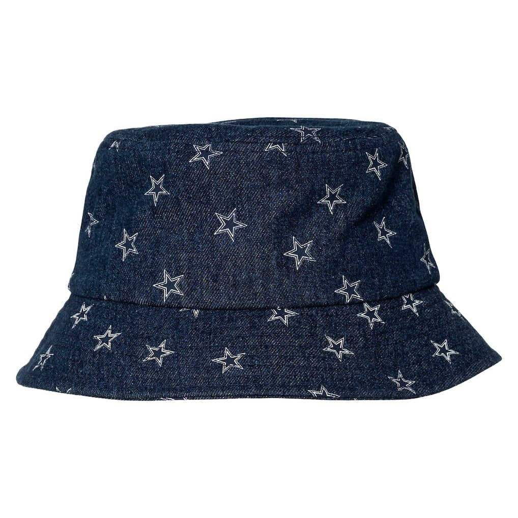 Dallas Cowboys The Wild Collective Women's Denim Bucket Hat Navy - NFL