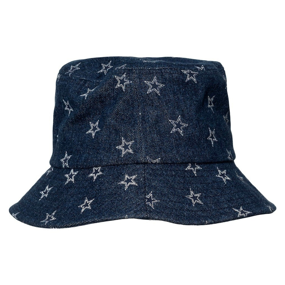 Dallas Cowboys The Wild Collective Women's Denim Bucket Hat Navy - NFL