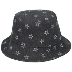 Dallas Cowboys The Wild Collective Women's Denim Bucket Hat Black - NFL