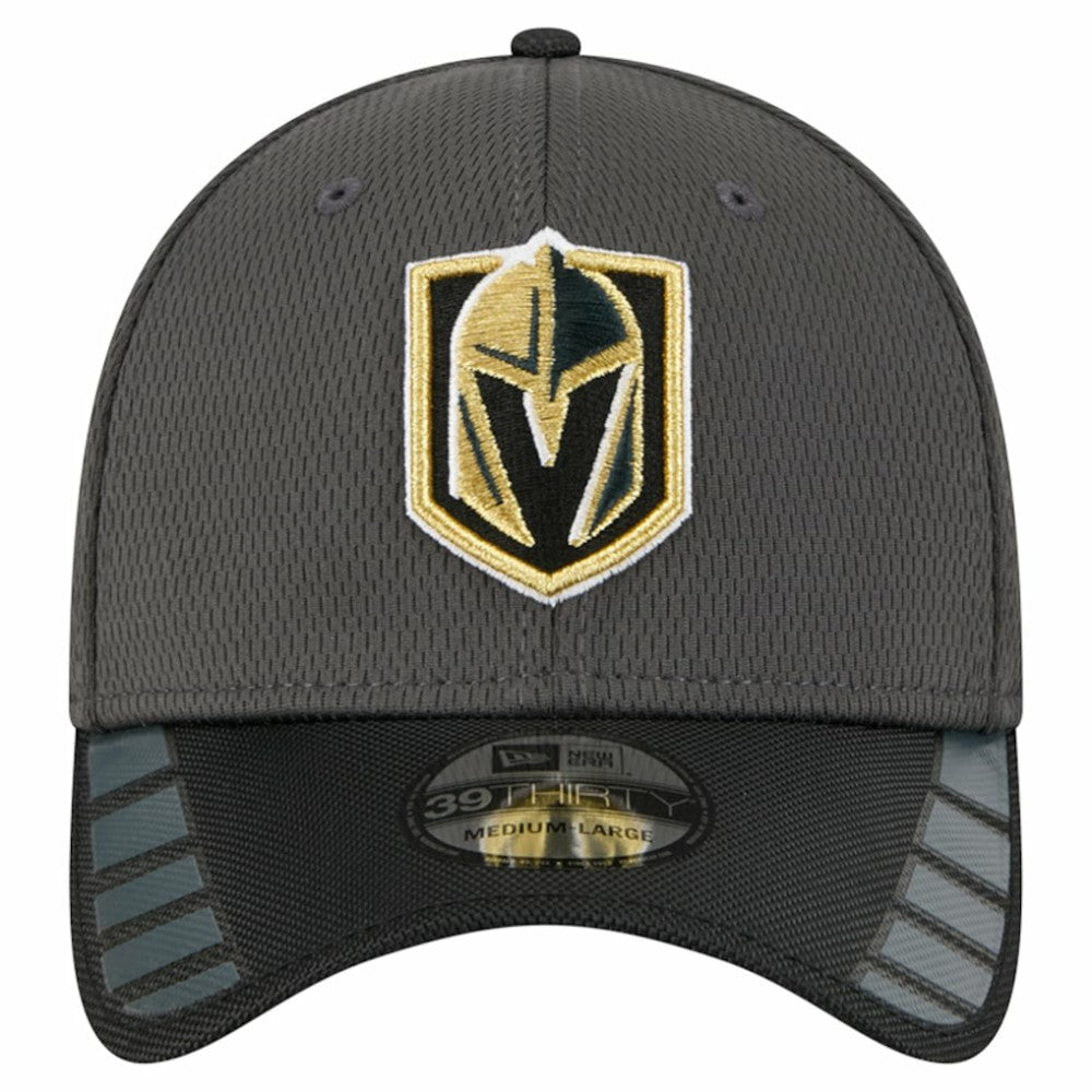 Vegas Golden Knights New Era Visor Hit 39THIRTY Flex Hat Gray