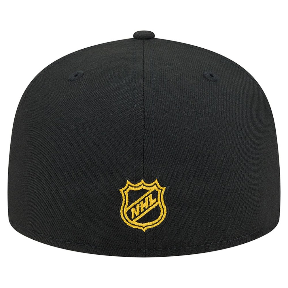 Boston Bruins New Era Oversized Vintage Arch 59Fifty Fitted Hat Black