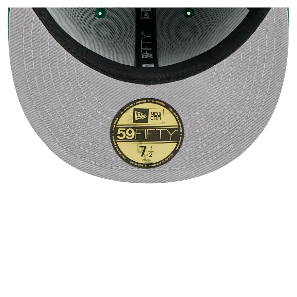 Dallas Stars - New Era Oversized Vintage Arch 59Fifty Fitted Hat Kelly Green