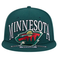 Minnesota Wild - New Era Oversized Vintage Arch 59Fifty Fitted Hat Green