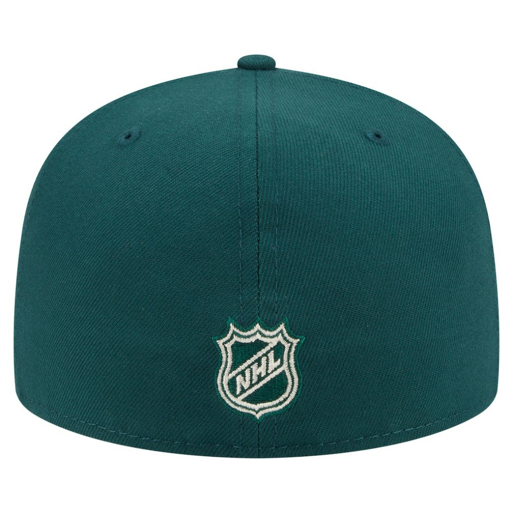 Minnesota Wild - New Era Oversized Vintage Arch 59Fifty Fitted Hat Green