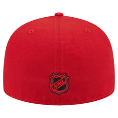 New Jersey Devils - New Era Oversized Vintage Arch 59Fifty Fitted Hat Red