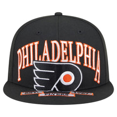 Philadelphia Flyers - New Era Oversized Vintage Arch 59Fifty Fitted Hat Black