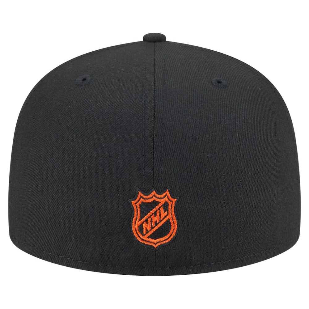 Philadelphia Flyers - New Era Oversized Vintage Arch 59Fifty Fitted Hat Black