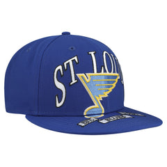 St. Louis Blues - New Era Oversized Vintage Arch 59Fifty Fitted Hat Blue