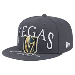 Vegas Golden Knights New Era Oversized Vintage Arch 59Fifty Fitted Hat Gray