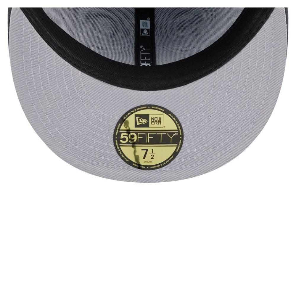 Vegas Golden Knights New Era Oversized Vintage Arch 59Fifty Fitted Hat Gray