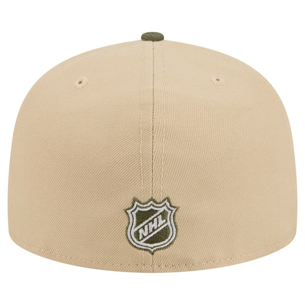 Washington Capitals New Era Color Pack Two-Tone 59FIFTY A-Frame Fitted Hat Tan/Olive