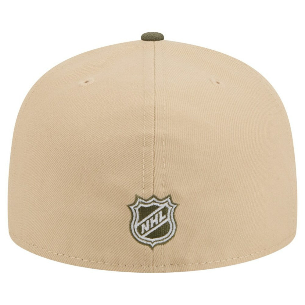 Philadelphia Flyers - New Era Color Pack Two-Tone 59FIFTY A-Frame Fitted Hat Tan/Olive