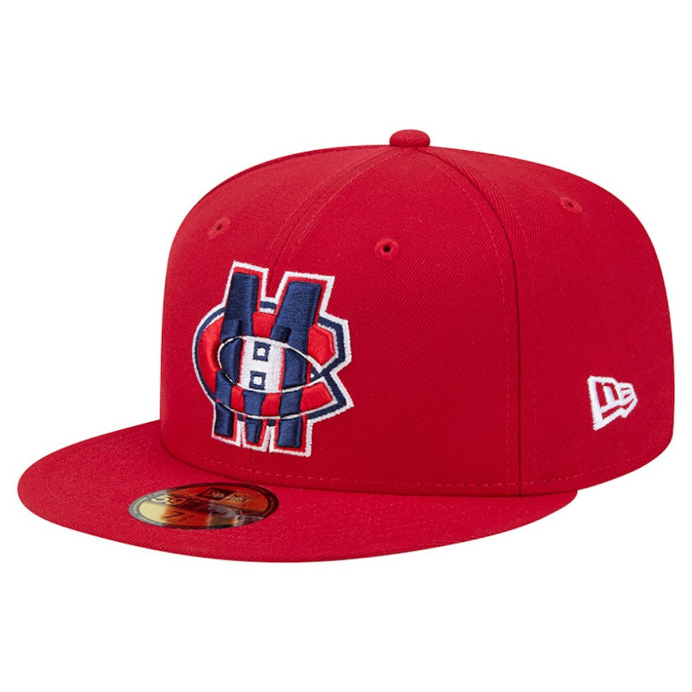 Montreal Canadiens - New Era Deceptor 59FIFTY Fitted Hat Red