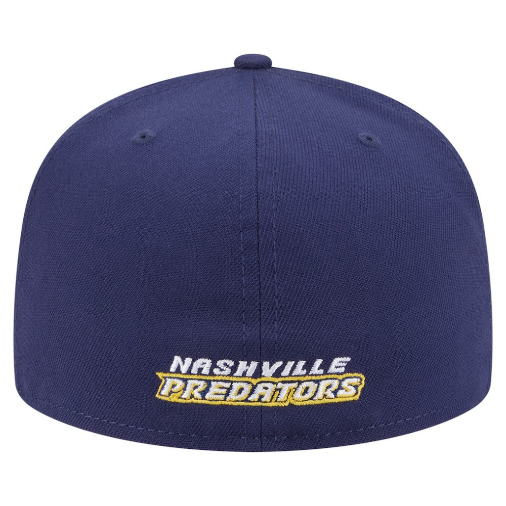 Nashville Predators - New Era Deceptor 59FIFTY Fitted Hat Navy