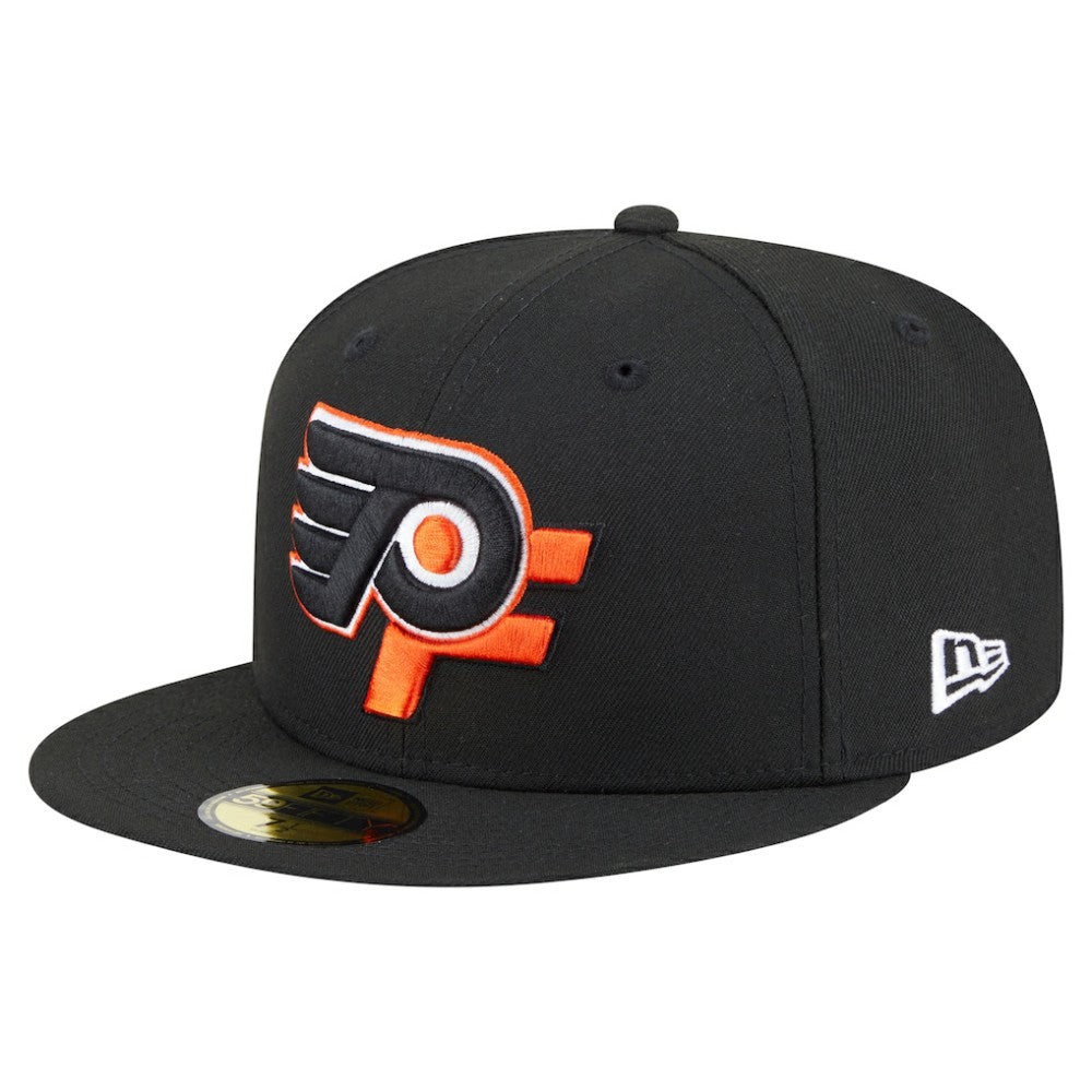 Philadelphia Flyers - New Era Deceptor 59FIFTY Fitted Hat Black