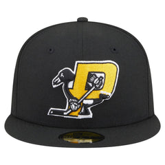 Pittsburgh Penguins New Era Deceptor 59FIFTY Fitted Hat Black