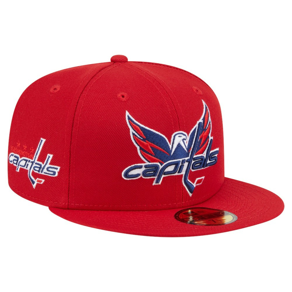 Washington Capitals New Era Deceptor 59FIFTY Fitted Hat Red