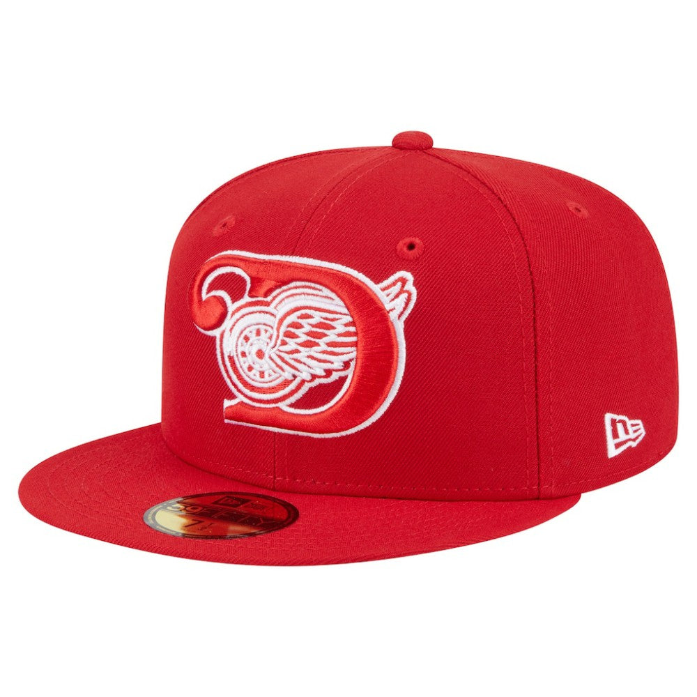 Detroit Red Wings - New Era Deceptor 59FIFTY Fitted Hat Red