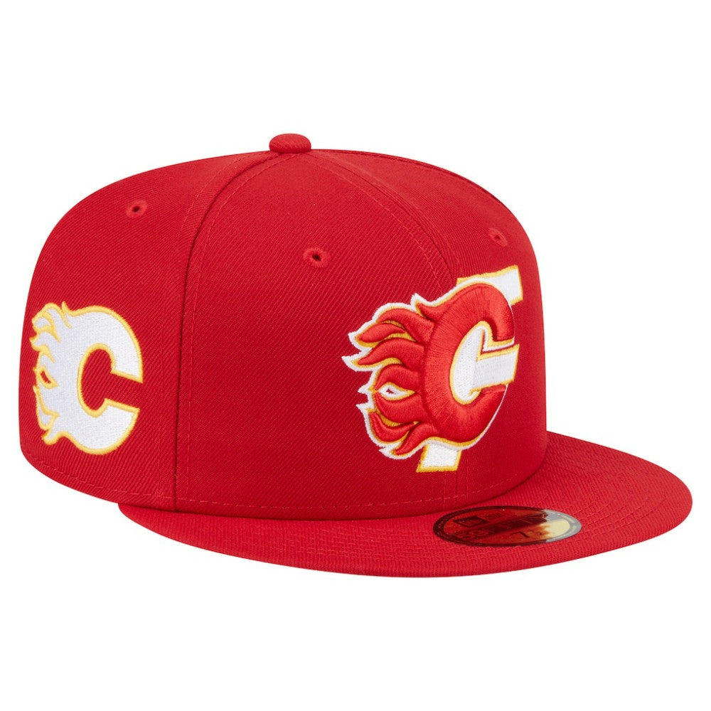 Calgary Flames - New Era Deceptor 59FIFTY Fitted Hat Red