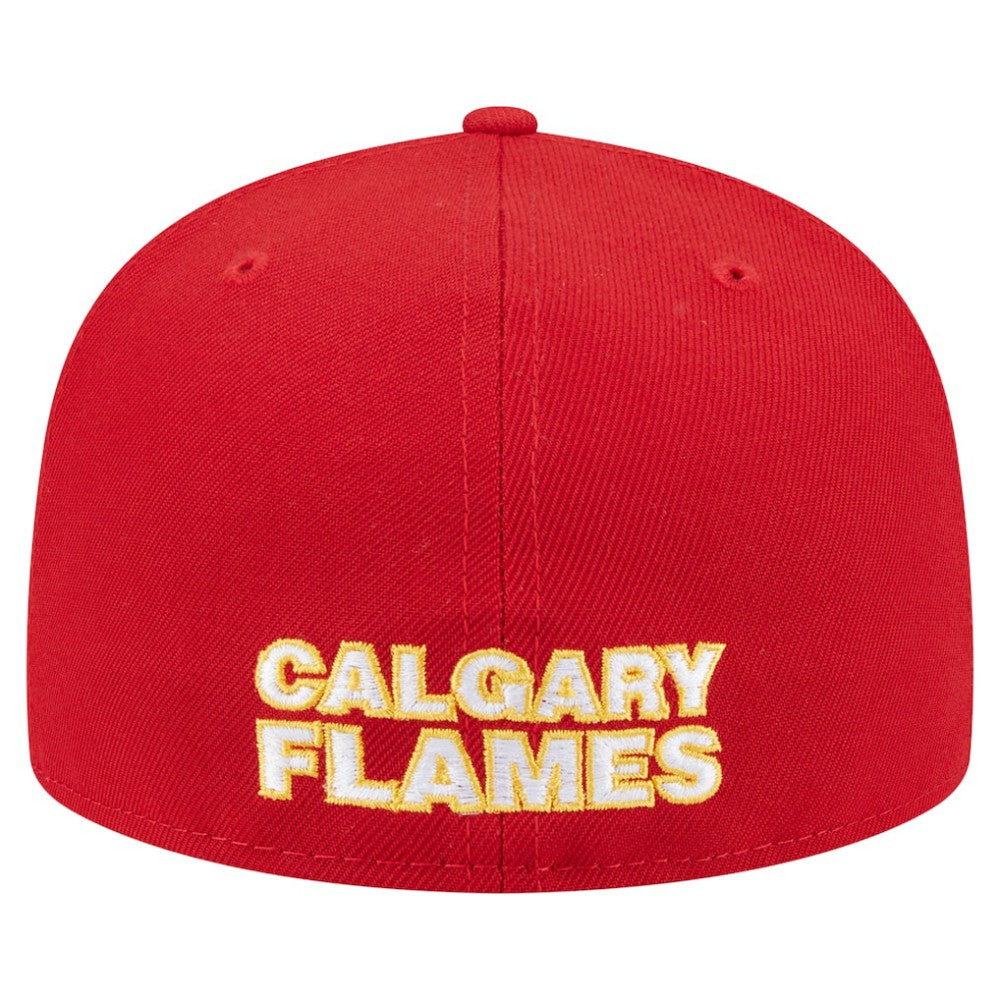 Calgary Flames - New Era Deceptor 59FIFTY Fitted Hat Red