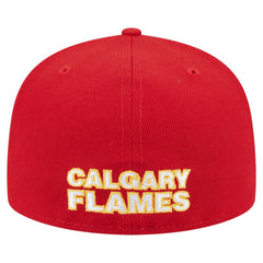 Calgary Flames - New Era Deceptor 59FIFTY Fitted Hat Red