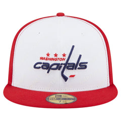 Washington Capitals New Era Repeat Two-Tone 59FIFTY Fitted Hat White/Red